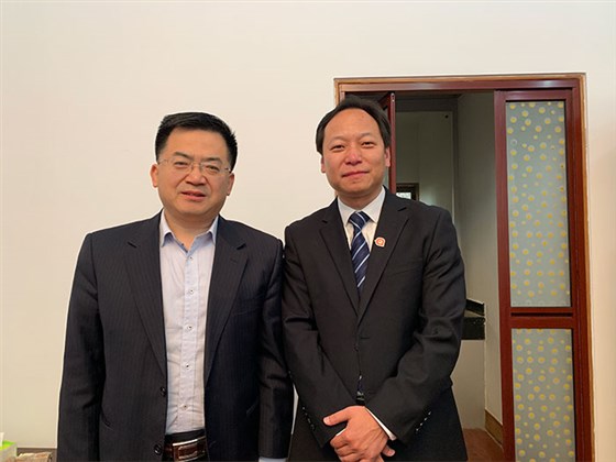 心悅靈聯(lián)合創(chuàng)始人李玉寶和山東省科協(xié)于主席