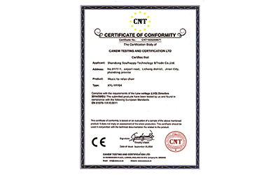 ce認(rèn)證證書