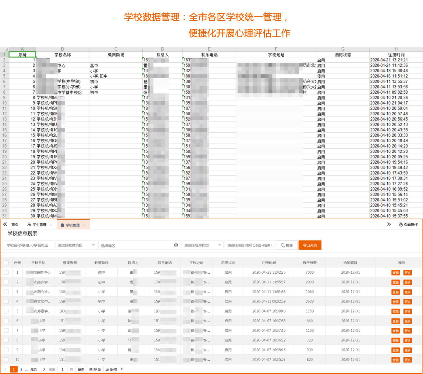 學(xué)生心理測評(píng)管理系統(tǒng)